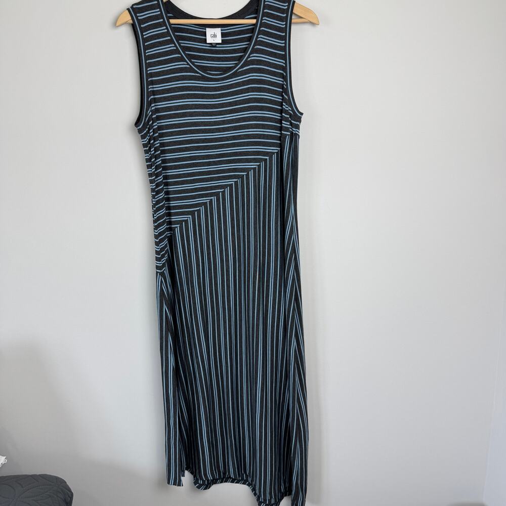 CAbi Style 5796 Women's Dia Dress Tank Midi/Maxi Dress Asymmetrical Hem Large